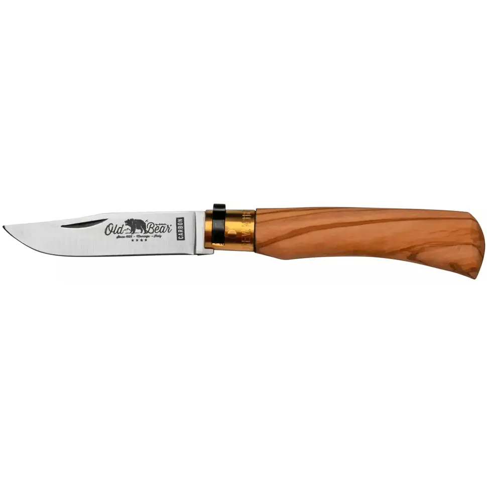 Ніж Old Bear Classic M, C70 steel, Оливковий wood