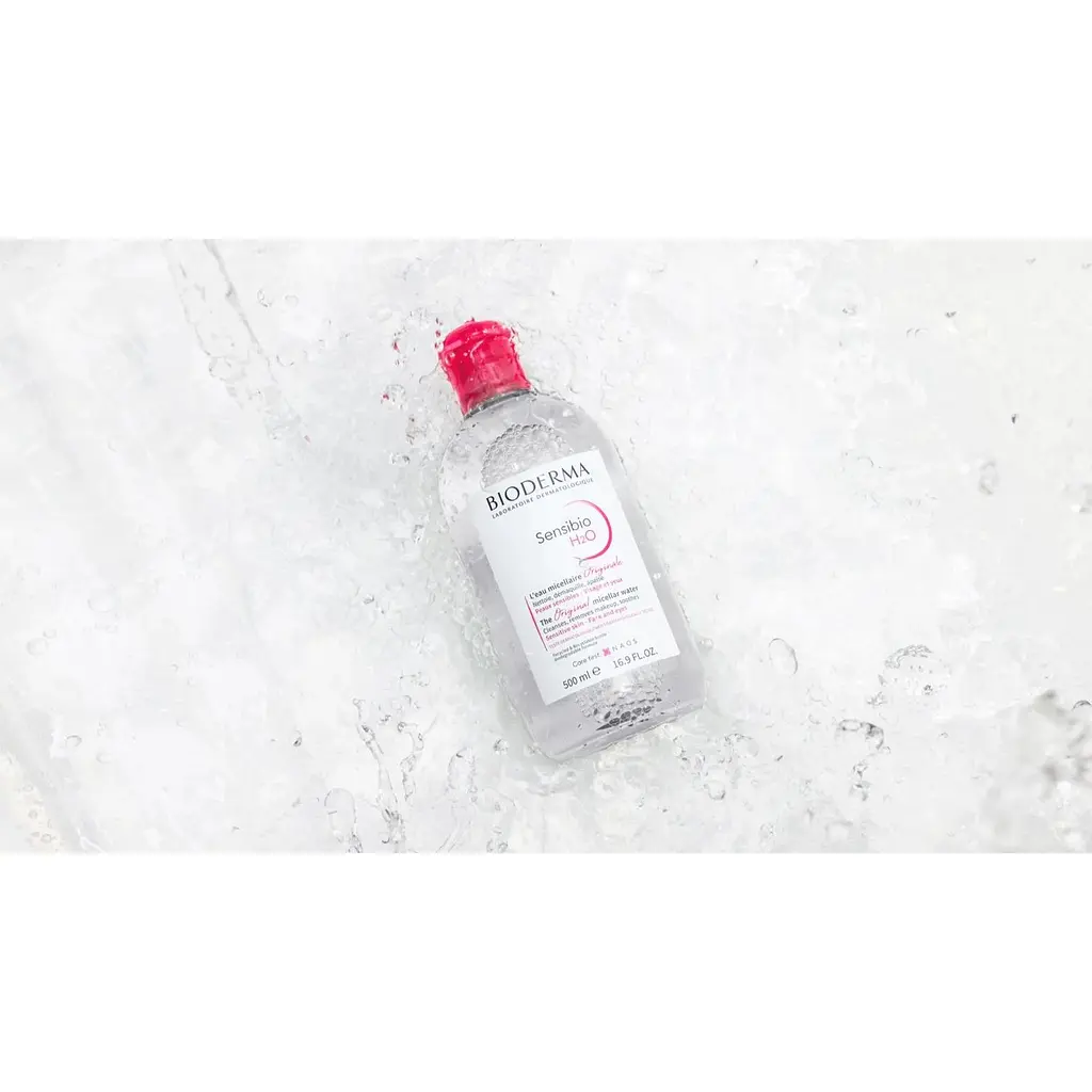 Уцінка. Міцелярний лосьйон Bioderma Sensibio Н2О 500 мл (028709X)  - фото 7