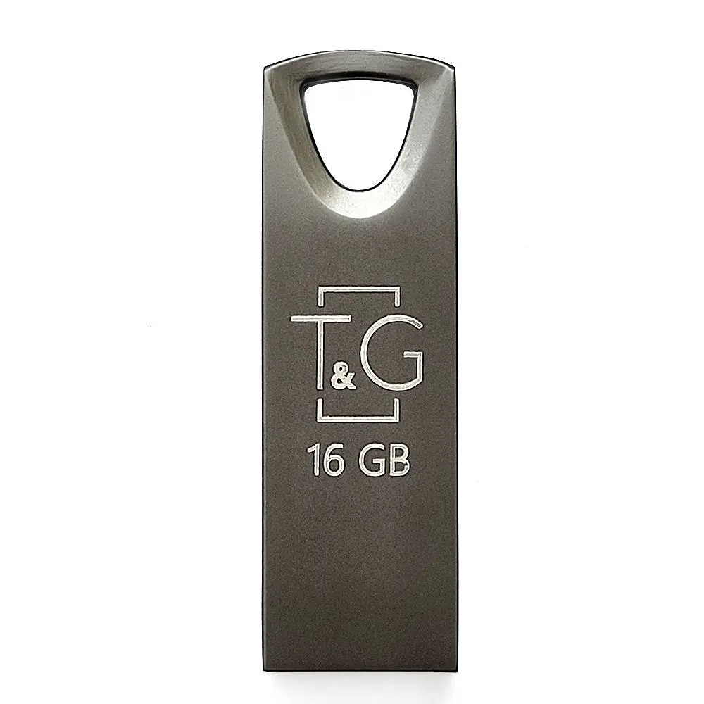 Флеш-накопичувач USB 16GB T&G 117 Metal Series Black (TG117BK-16G) - фото 3