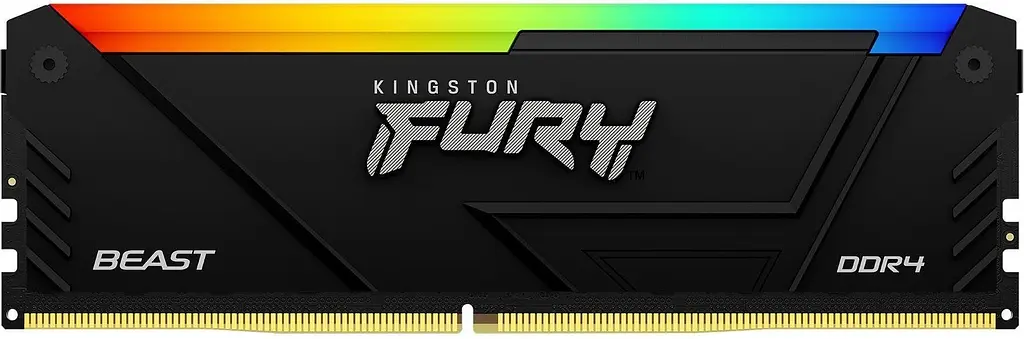Пам'ять ПК DDR4 16GB KIT (8GBx2) 3600 FURY Beast RGB Kingston teh0024800 - фото 2