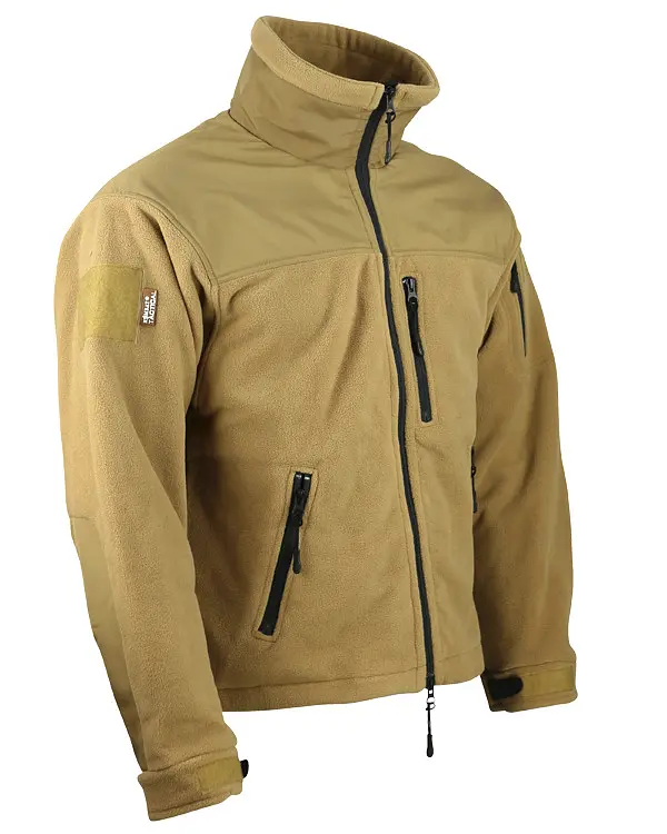 Флісова кофта Kombat UK Defender Tactical Fleece XL Койот (1000-kb-dtf-coy-xl) - фото 2