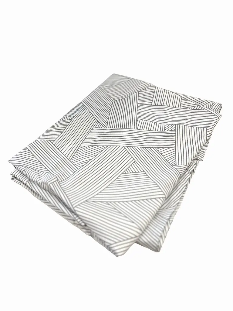 Простыня МВМ My Home Петрикор 230х160 см серая с принтом (BL-FS-13 GRAY/PRINT) - фото 8