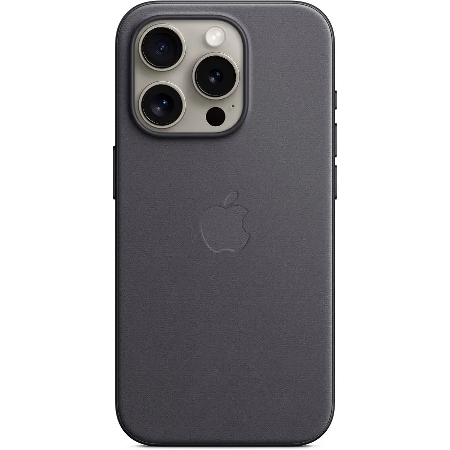 Чохол Apple FineWoven Case with MagSafe для iPhone 15 Pro Black (MT4H3ZM/A) [92955] - фото 4