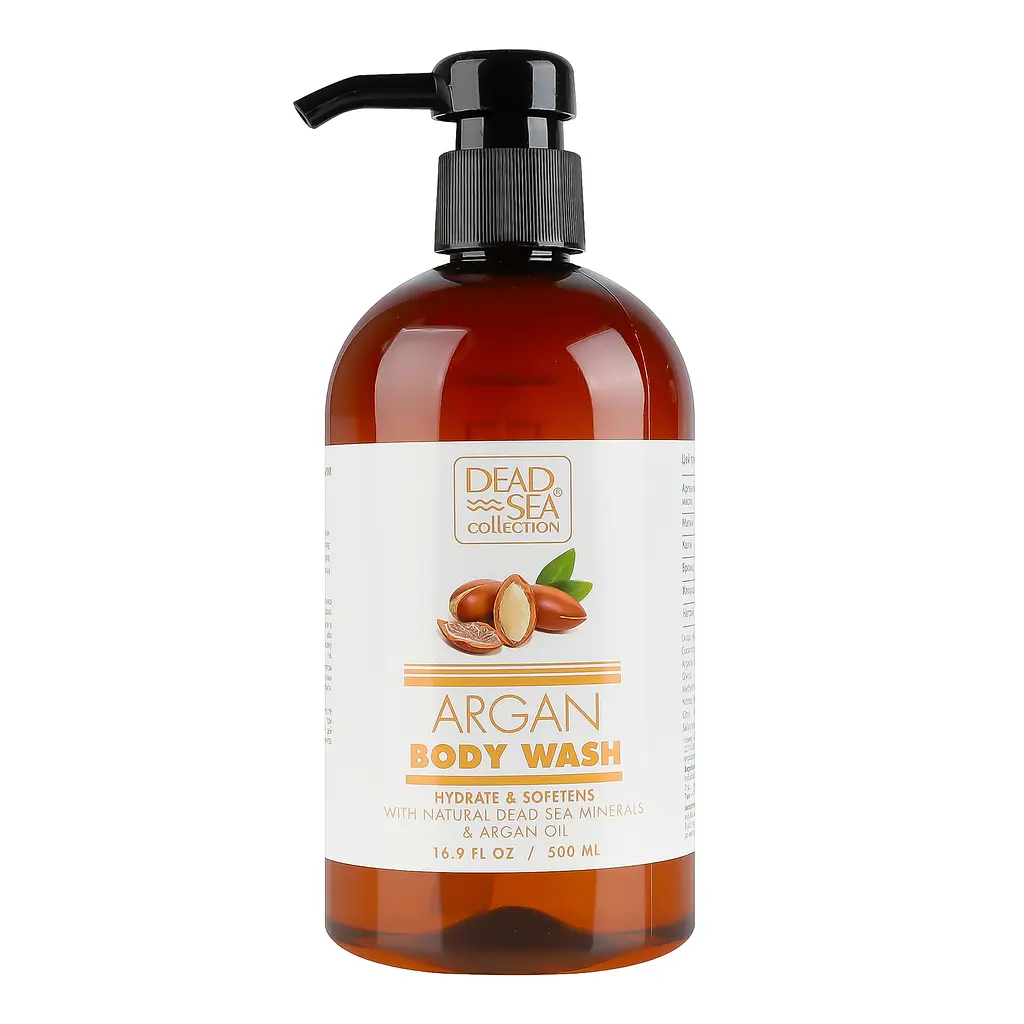 Гель для душа Dead Sea Collection Argan Body Wash с минералами Мертвого моря и аргановым маслом 500 мл - фото 2
