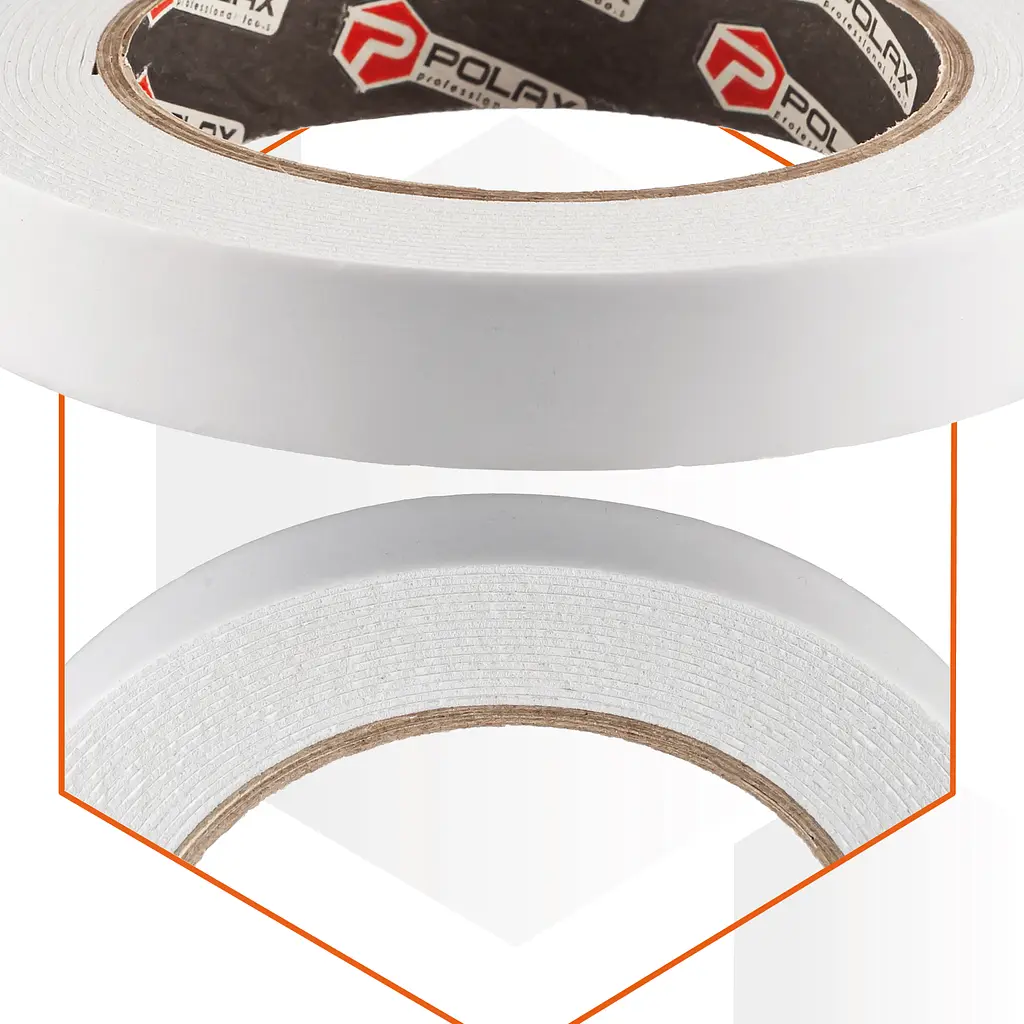 Скотч двосторонній Polax клейка стрічка на спіненій основі 19 мм х 5 м (101-030) - фото 3