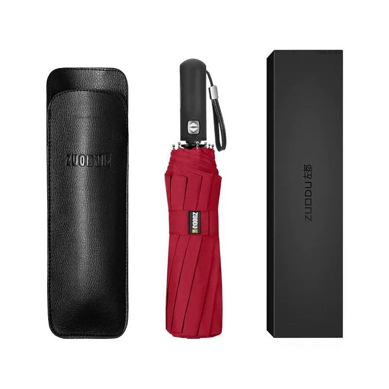 Парасолька Xiaomi Zuodu Automatic Umbrella (ZD001) Red [68849] - фото 3