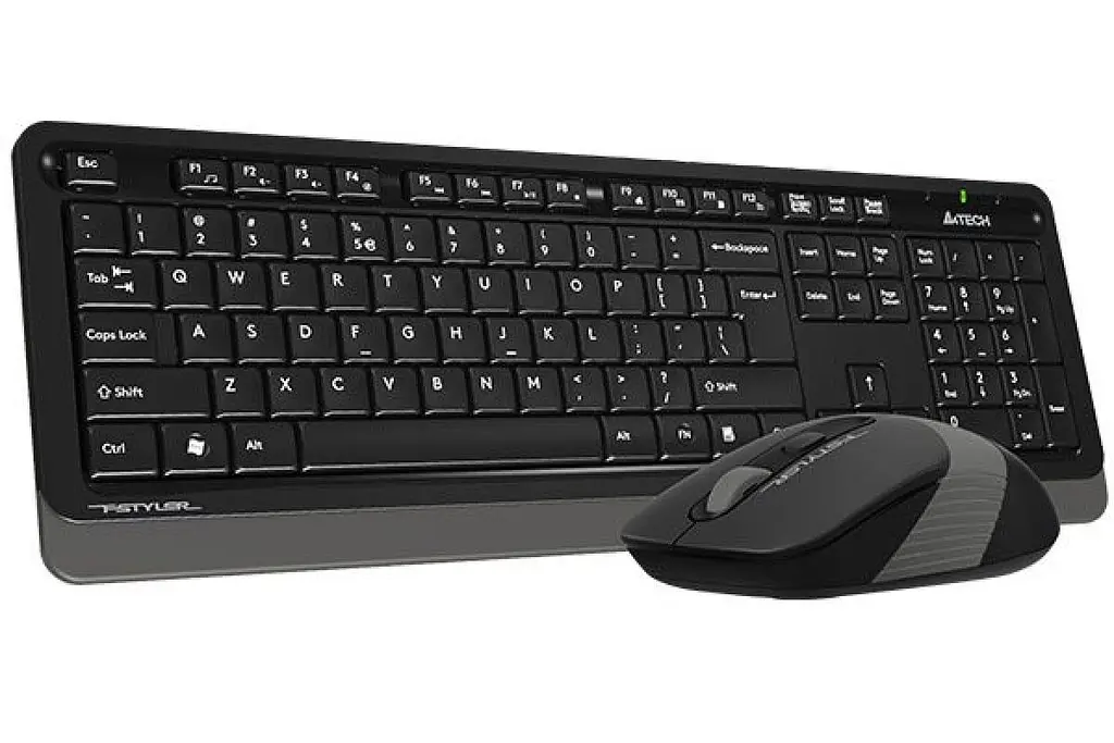 Комплект (Клавіатура та миша) A4Tech Fstyler FG1010 Wireless Black Grey (FG1010 (Grey)) - фото 2
