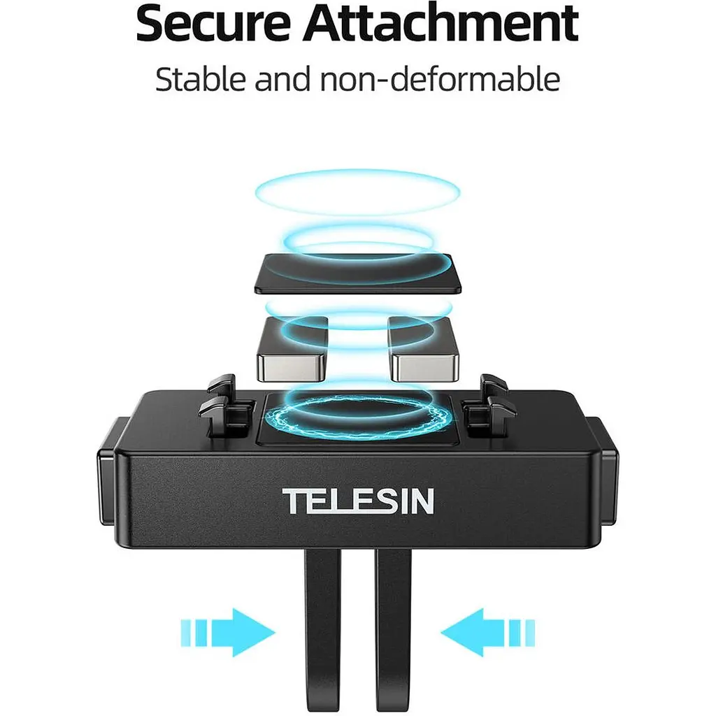 Магнітний адаптер Telesin Quick-Release Base для екшн-камери Insta360 Ace/Insta360 Ace Pro 2 (S7-JBK-06-TIS) [170367] - фото 10