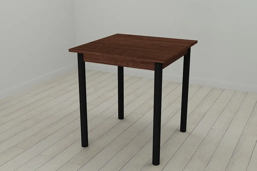 Стіл кухонний Ferrum-decor Агата 75x70x70 Чорний ДСП Венге 16мм (FRD-105596) - фото 5