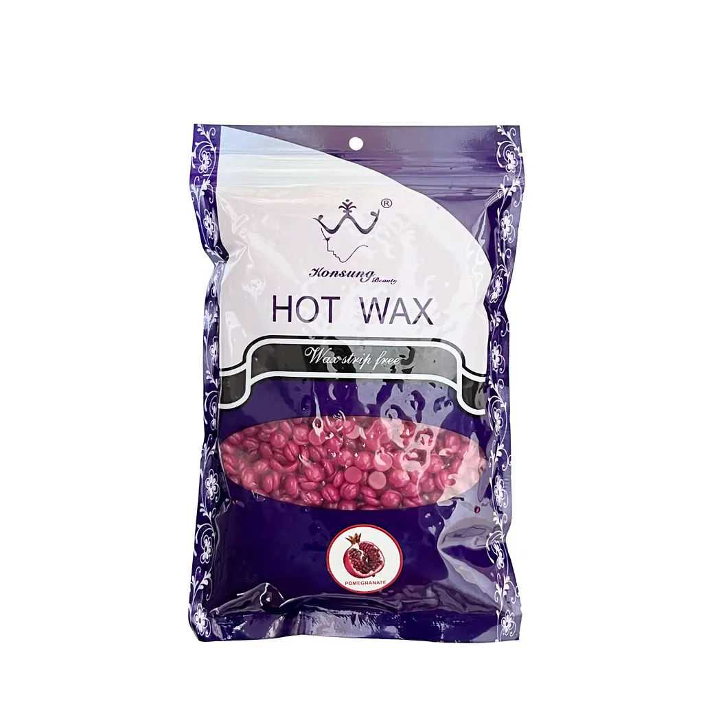 Віск плівковий для депіляції в гранулах Konsung Hot Wax 300 гр (в асортименті), Pomegranate - фото 1