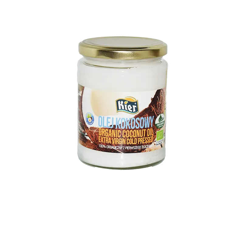 Олія кокосова Kier Oley kokosowy Organic Coconut oil Extra Virgin cold Pressed 500 г