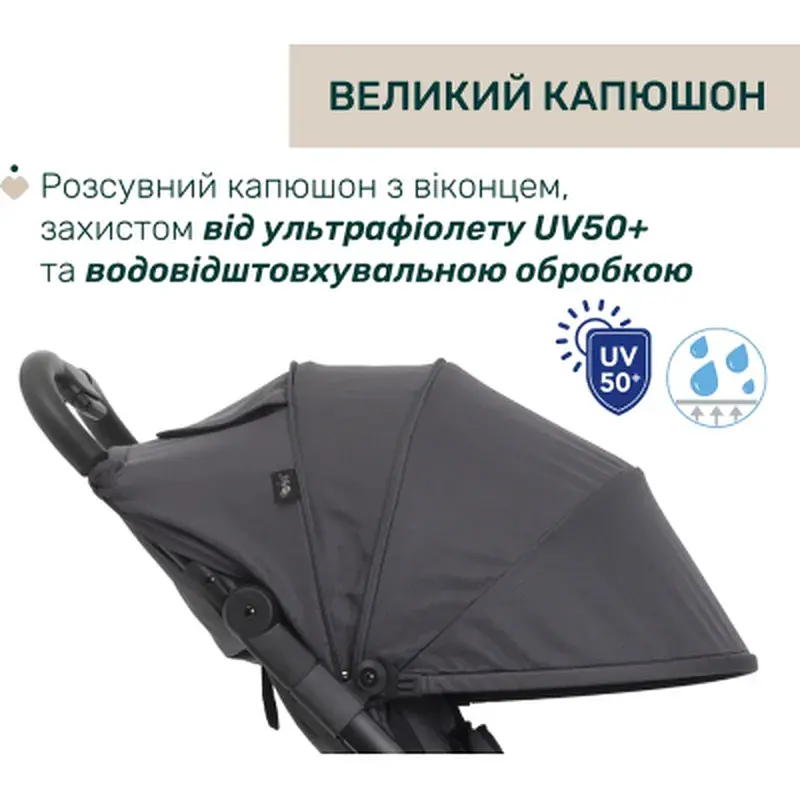 Коляска Chicco We 2 чорна (87167.31) - фото 3
