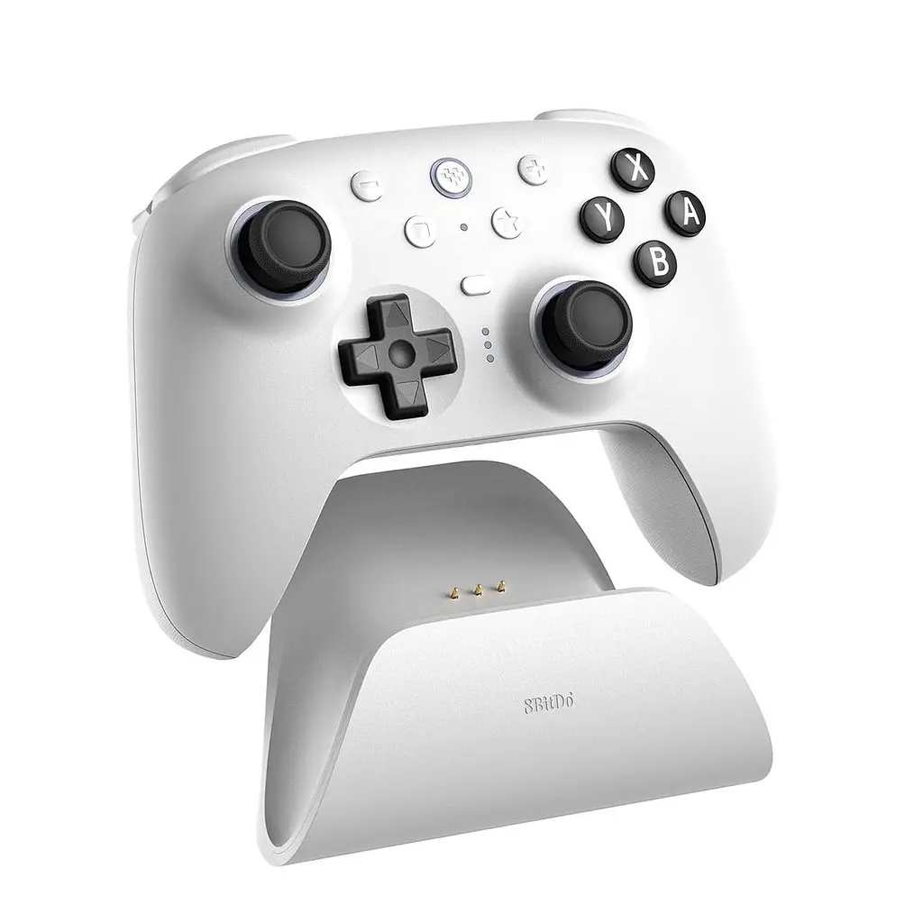 Геймпад 8BitDo Ultimate 2 Bluetooth Switch, Switch 2, ПК з Windows, TMR, Еффект Холла Білий - фото 2