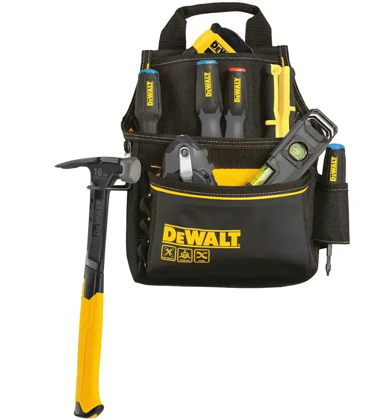Професійна сумка для інструментів DeWalt з ременем та скобою для молотка (DWST40101-1) - фото 2