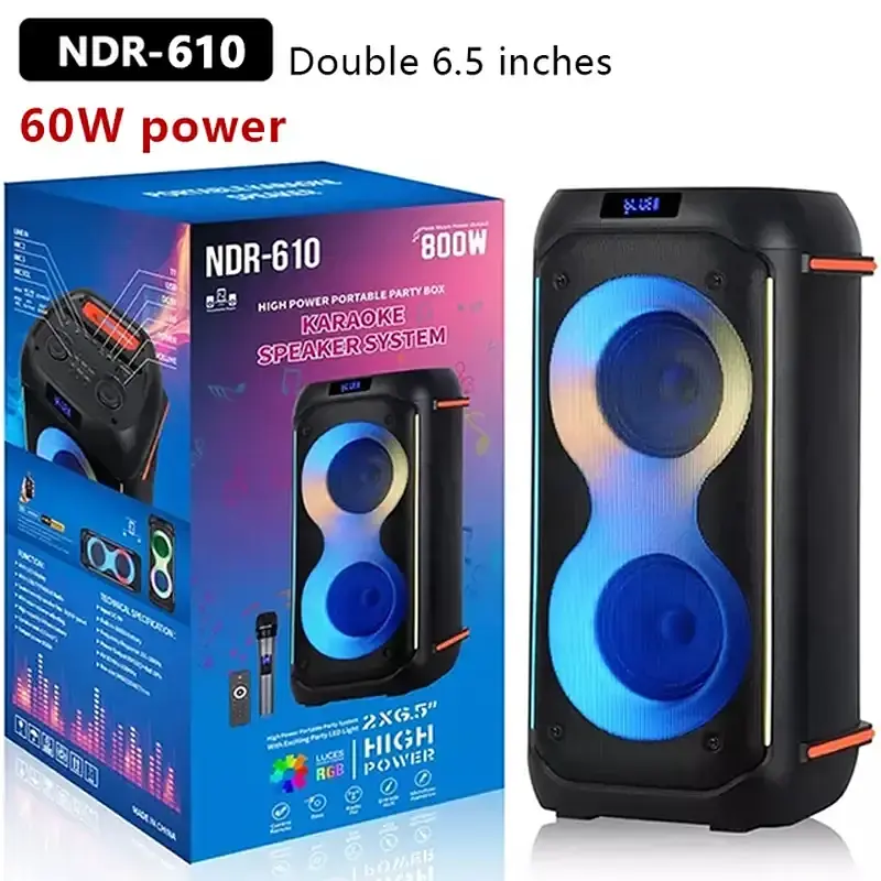 Бездротова колонка Bluetooth NDR-610 800Вт - фото 3