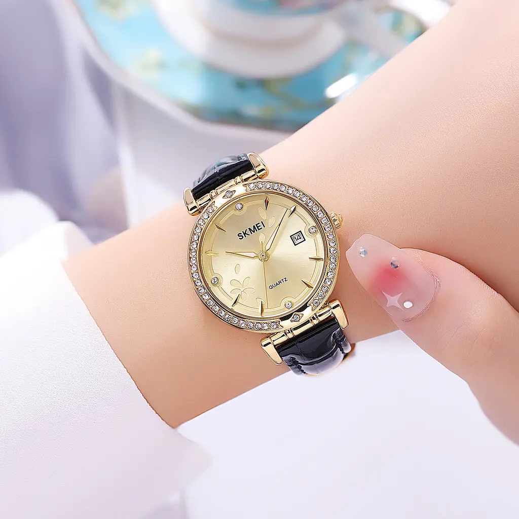 Наручний годинник жіночий 2169GDBK Gold-Black Skmei acs0030204 - фото 3