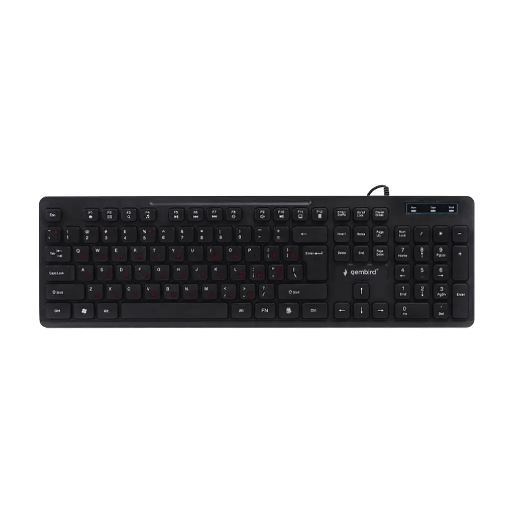 Клавіатура Gembird KB-MCH-04-UA USB Black (KB-MCH-04-UA)