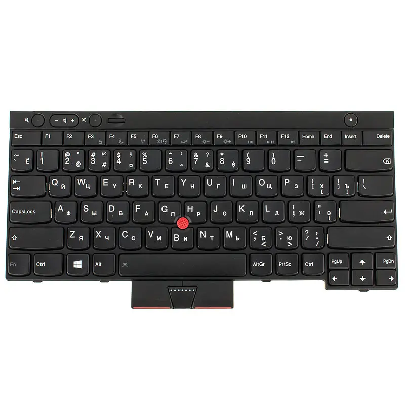 Клавіатура для ноутбука LENOVO (Thinkpad: T430, T430i, T430S, T530, T530I, X230, X230i, X230S) rus, black - фото 2