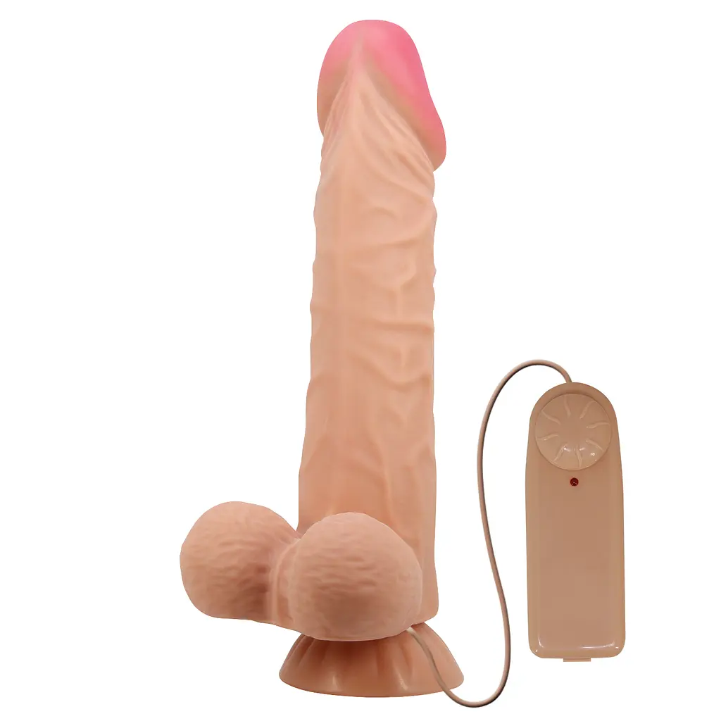 Вібратор Pretty Love Sliding Skin 9.4" Flesh - фото 6