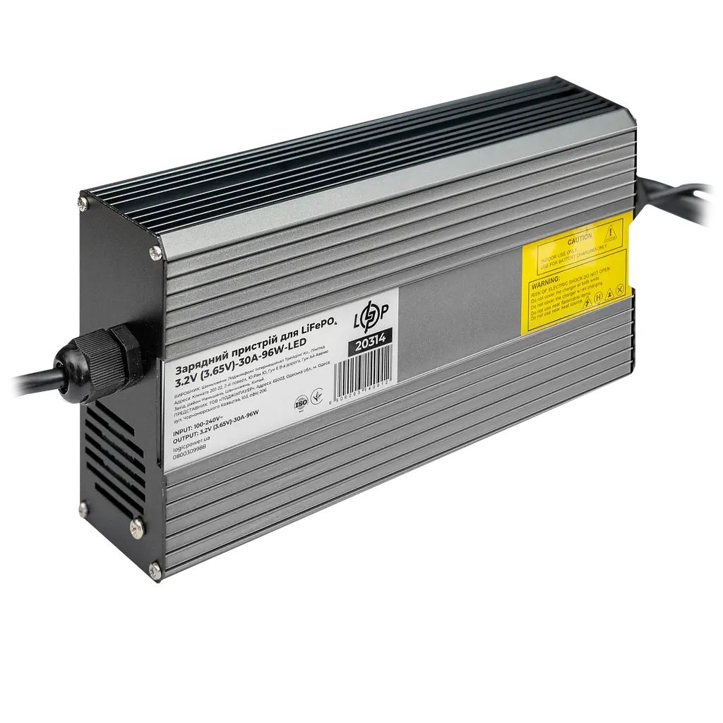 Зарядное устройство для аккумуляторов LiFePO4 3.2V (3.65V)-30A-96W-LED - фото 2
