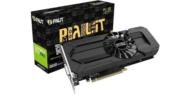 Відеокарта Palit GeForce GTX 1060 StormX 3G (NE51060015F9-1061F) - фото 3