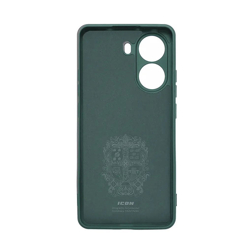 Чехол ArmorStandart ICON для Xiaomi Poco X7 Pro Camera cover Dark Green (ARM82743) - фото 2