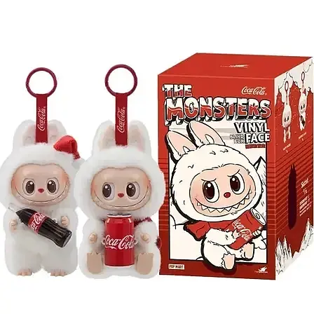 М'яка іграшка Лабубу Pop Mart The Monsters Labubu Coca-Cola Secret лімітована колекція - фото 2