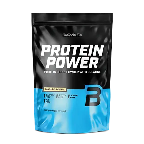 Протеїн BioTech Protein Power 1000 г Ваніль шоколадний смак, Chocolate