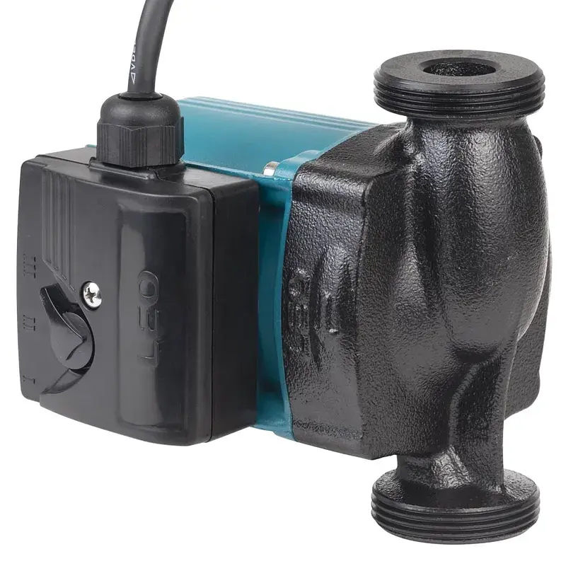 Насос циркуляційний 74Вт Hmax 4м Qmax 52л/хв Ø1½" 130мм+гайки Ø1" LEO 3.0 LRP25-40/130 (774413) - фото 4