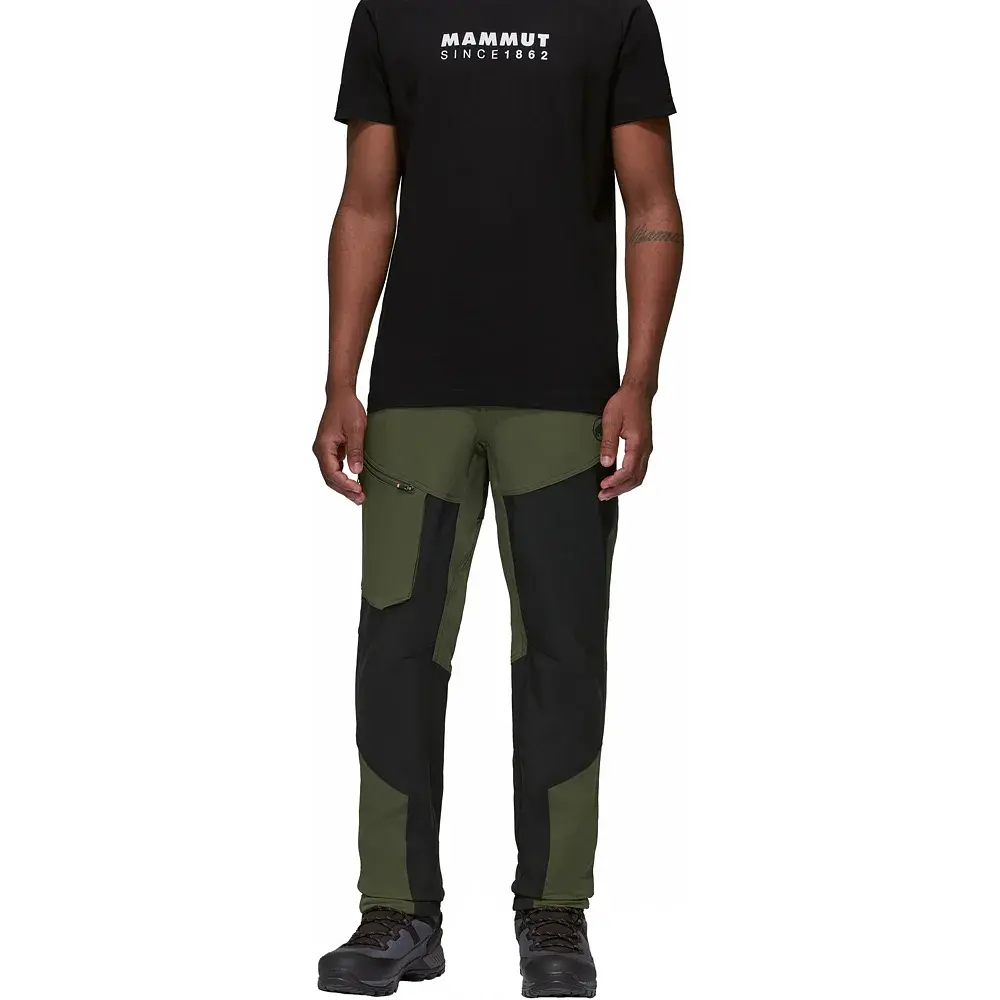 Штани Mammut Zinal Guide SO Hybrid Pants Men 54 Dark Marsh-Black - фото 2