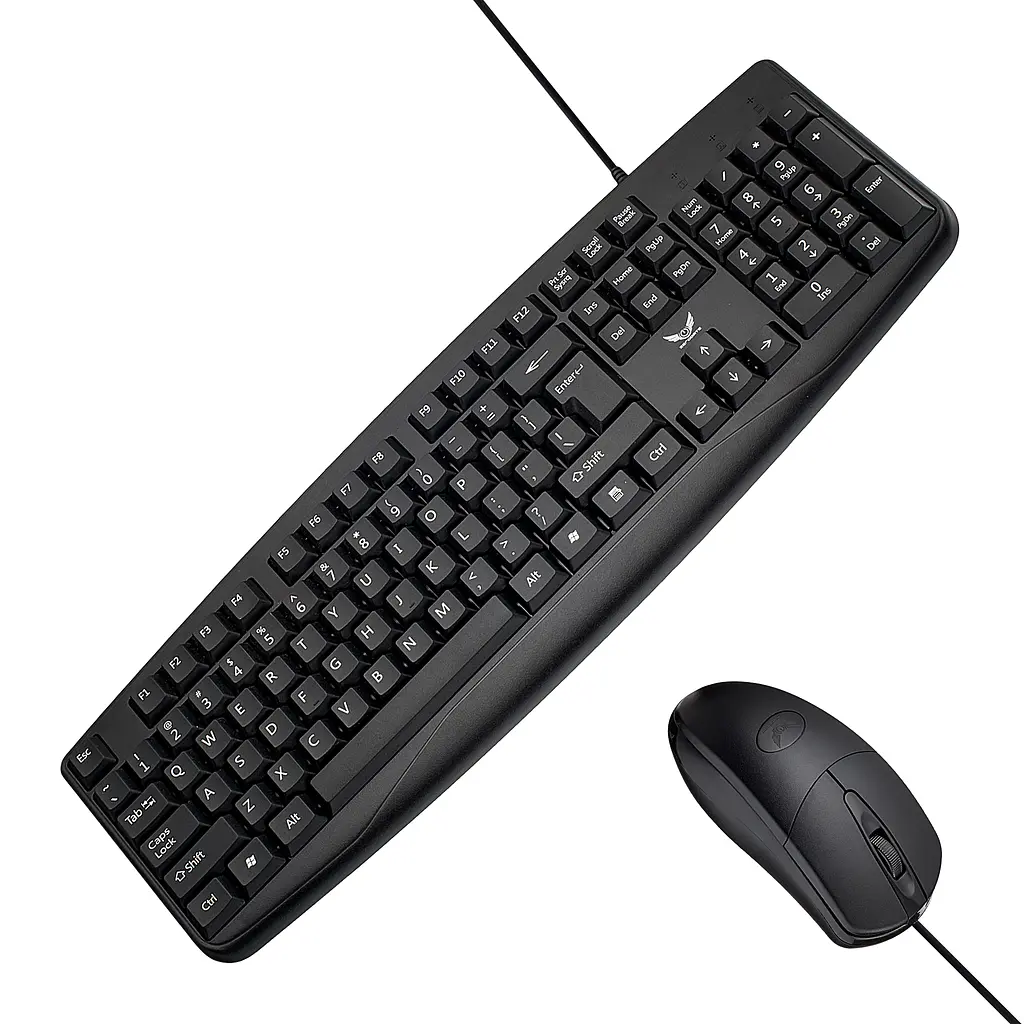 Клавіатура та миша Zerodate LD802 (ENG) Black