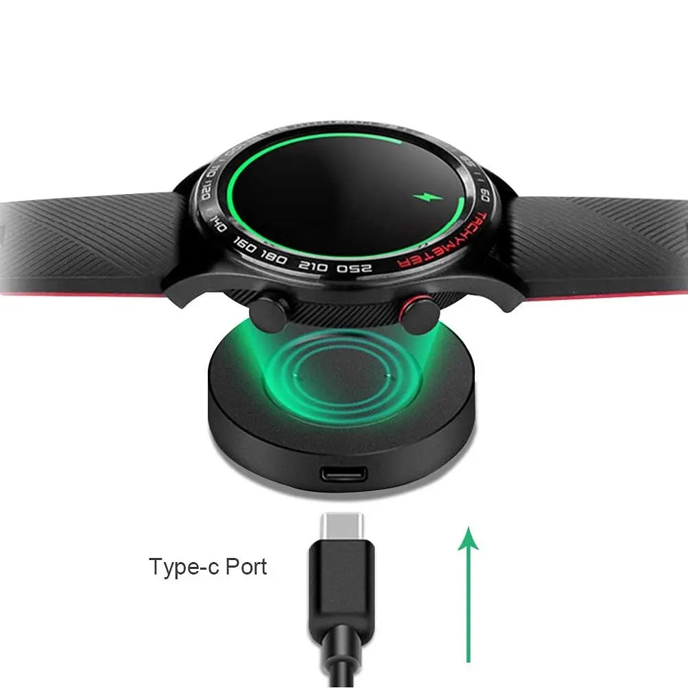 Зарядний пристрій Amazfeel для смартгодинника Huawei GT2/ GT 2e/ GT/ Honor Magic/ Watch 2 42 46 мм білий - фото 3