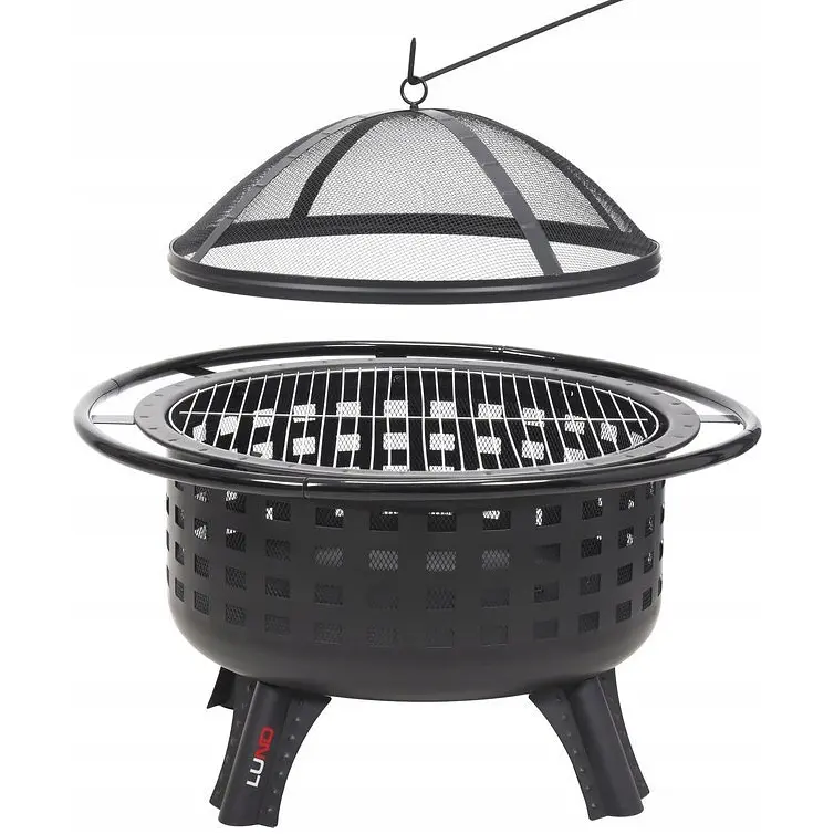 Корзина для костра и барбекю Lund стальная 80х80х61 см (99714) - фото 3
