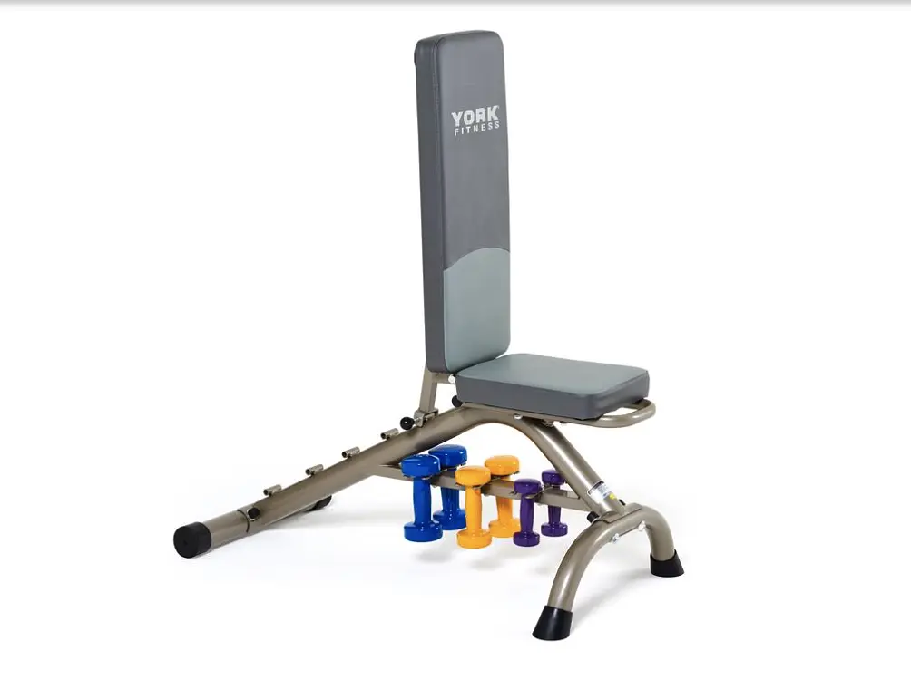 Гантелі для фітнесу вінілові круглі York Fitness 2х2кг жовтий - фото 3