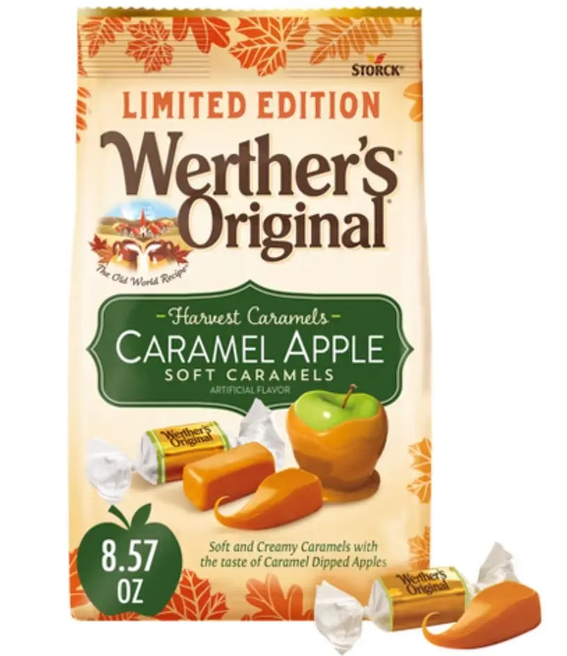 Цукерки Werther's Original Soft Harvest Apple Caramel Candy 243 г - фото 2