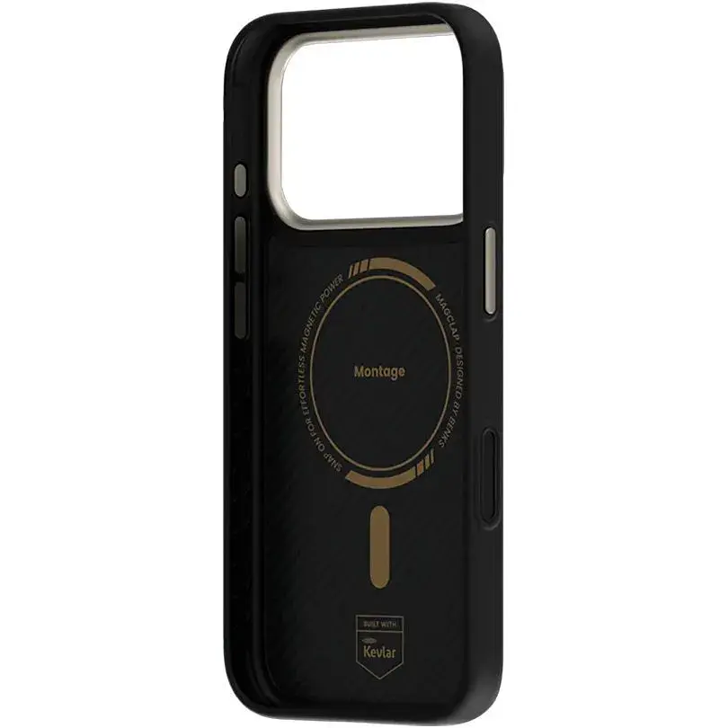 Чохол Benks Montage ArmorPro Kevlar Case 600D/1500D Magnetic для Apple iPhone 17 Pro Max Black [145678] - фото 4