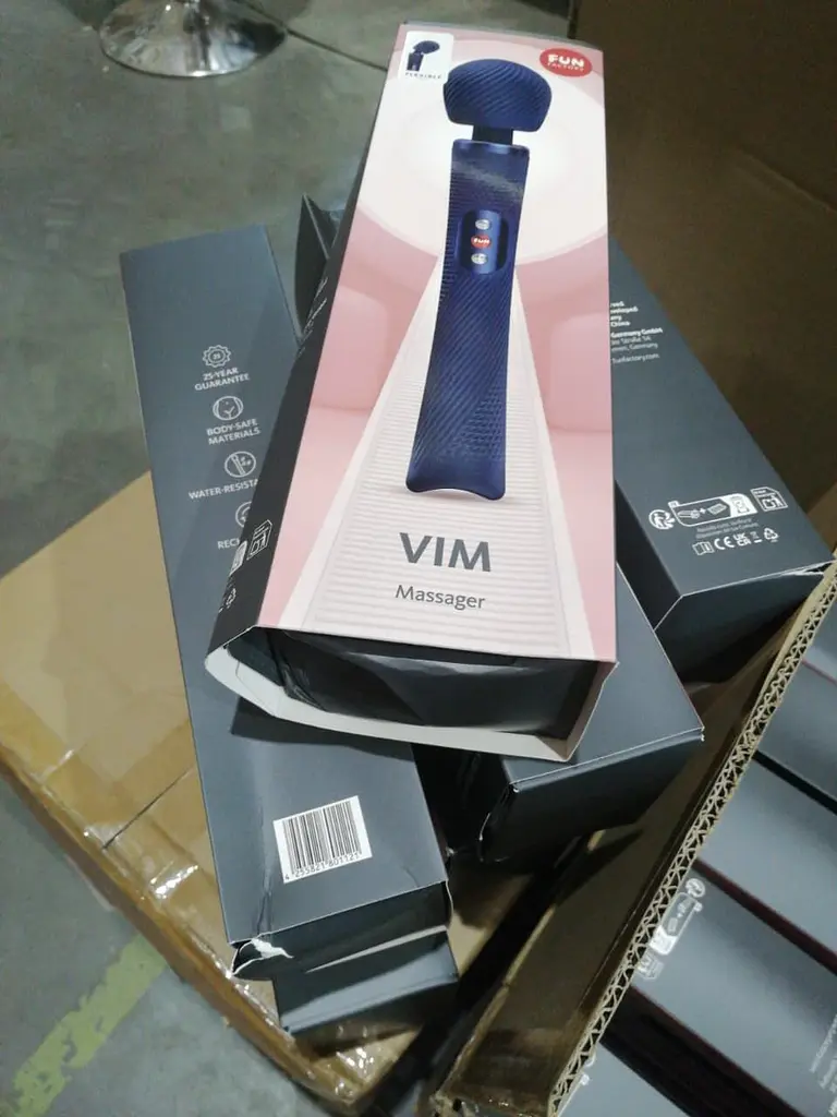 Вібромасажер Fun Factory VIM Vibrating Wand Nightblue - фото 2