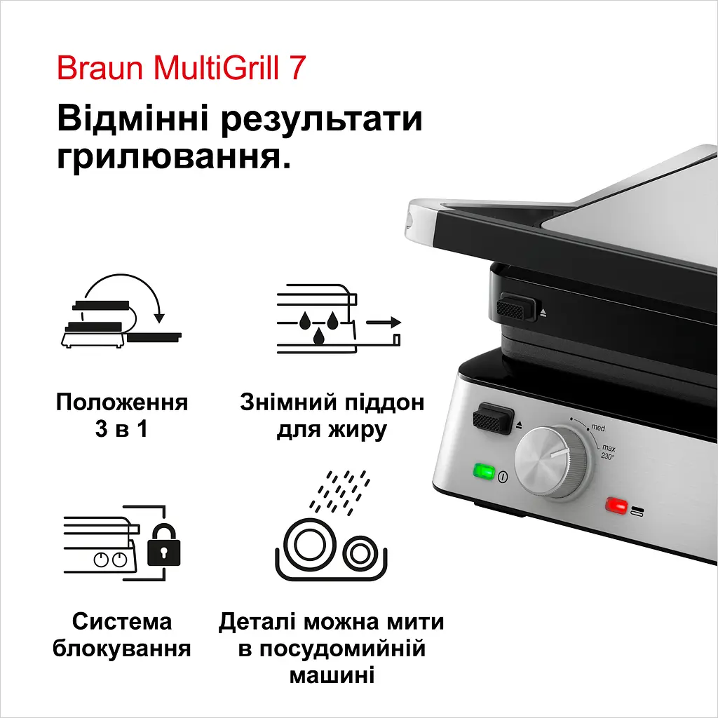Електрогриль Braun CG 7020 (00000025957) - фото 8