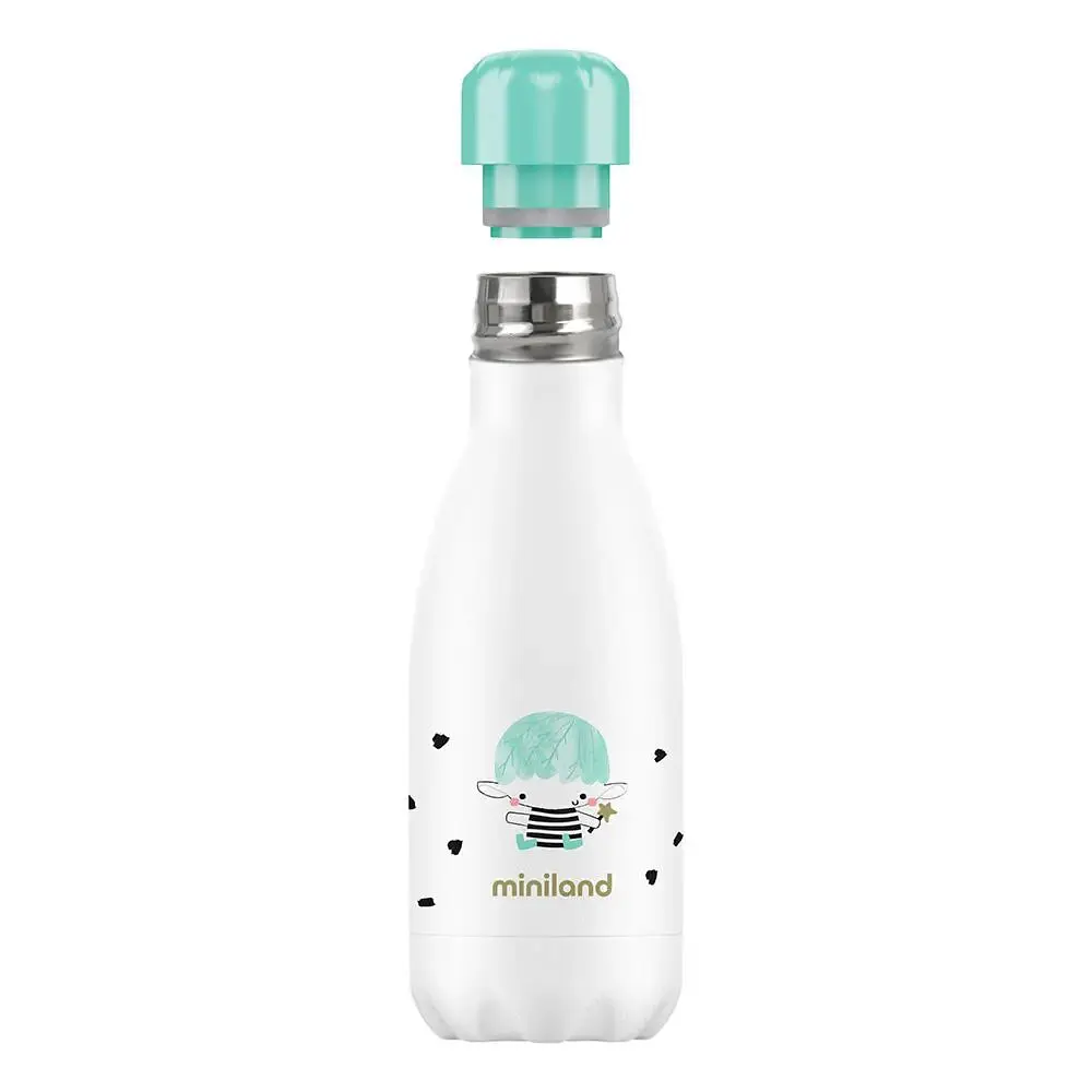 Термобутылочка Miniland Kidbottle Pixie, 270 мл, белый с мятным - фото 2