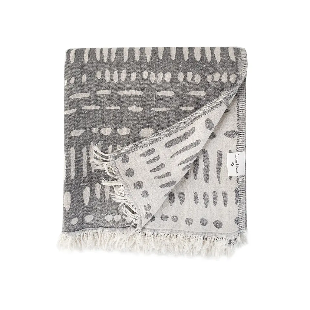 Покрывало Lotus Home - Malia antrasite антрацит 190x225 - фото 3