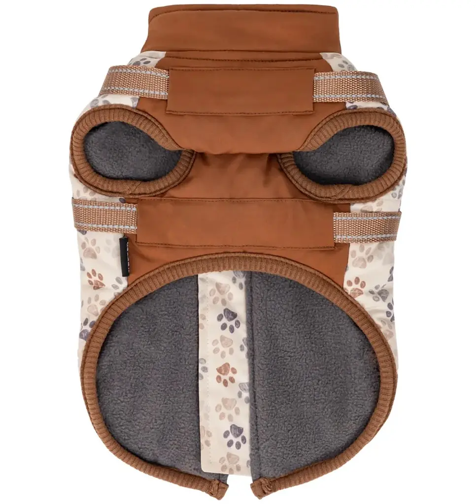 Зимова куртка для собак V.PET.B.R. Luxury Dog Jacket C519 Brown Paw - фото 3