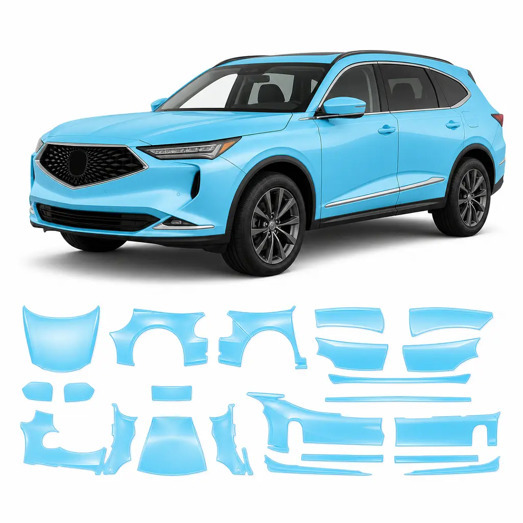 Антигравійна захисна бронеплівка за лекалами для Acura MDX YD4 2022 - повний кузов