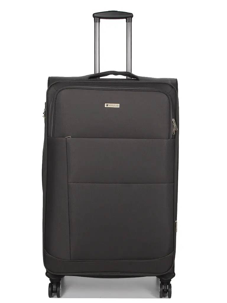 Валіза велика Worldline Airtex 620 поліестер XL Сірий - фото 4
