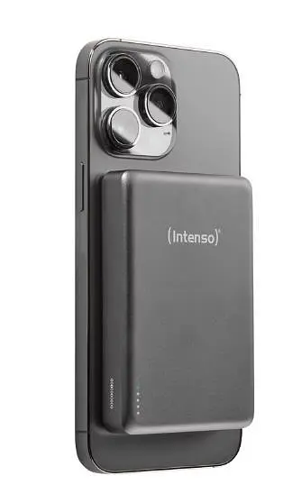 Портативний зарядний пристрій USB 10000MAH MAG GREY MW10000 7344034 INTENSO - фото 3