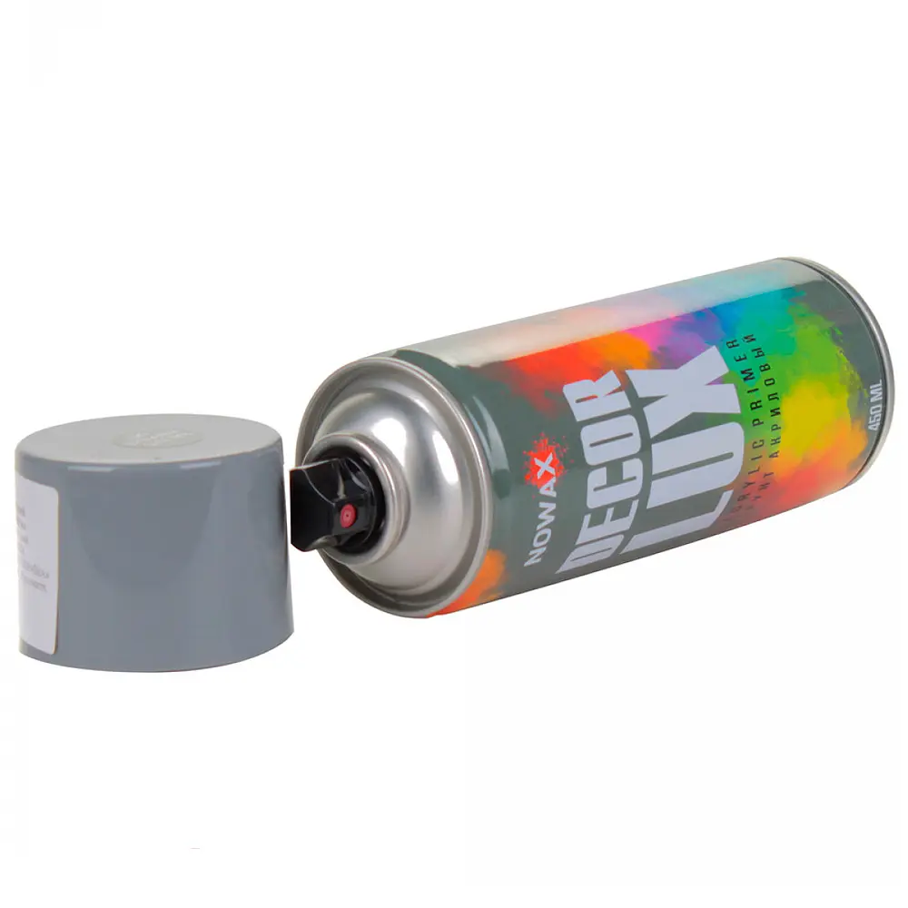 Грунтівка Акрилова Nowax Спрей 450 мл Сіра (slate grey/ral7015) NX48035 - фото 3