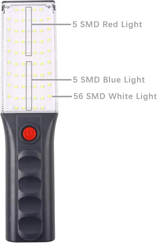 Портативний світлодіодний ліхтар Digital TORCH ZJ-1258 з гачком для підвішування - фото 2