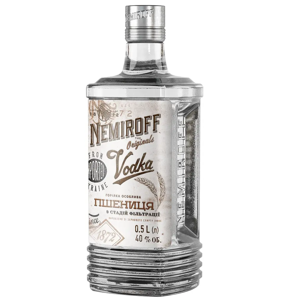 Уцінка. Горілка особлива Nemiroff Originals Пшениця українська відбірна 40% 0.5 л  - фото 2