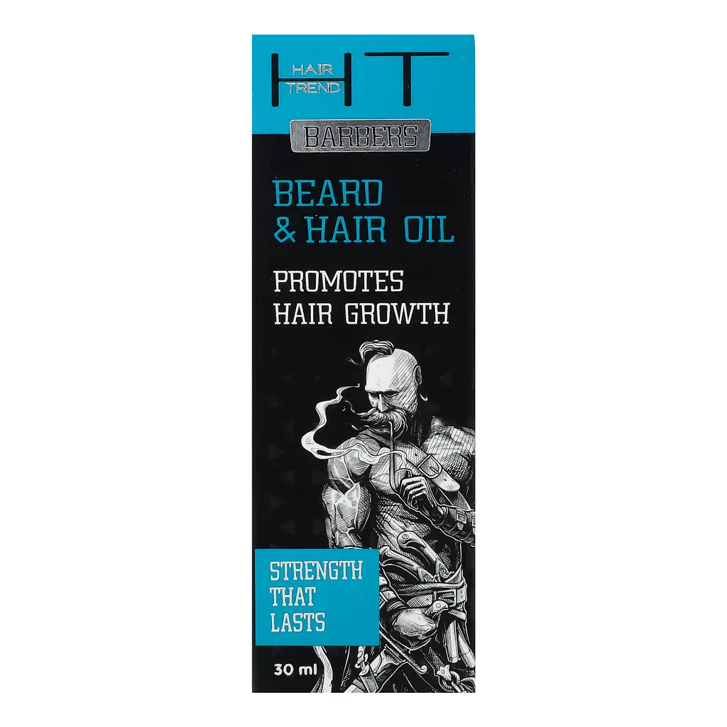 Олія для догляду за волоссям та бородою Hair Trend Barbers Beard&Hair Oil 30 мл - фото 3