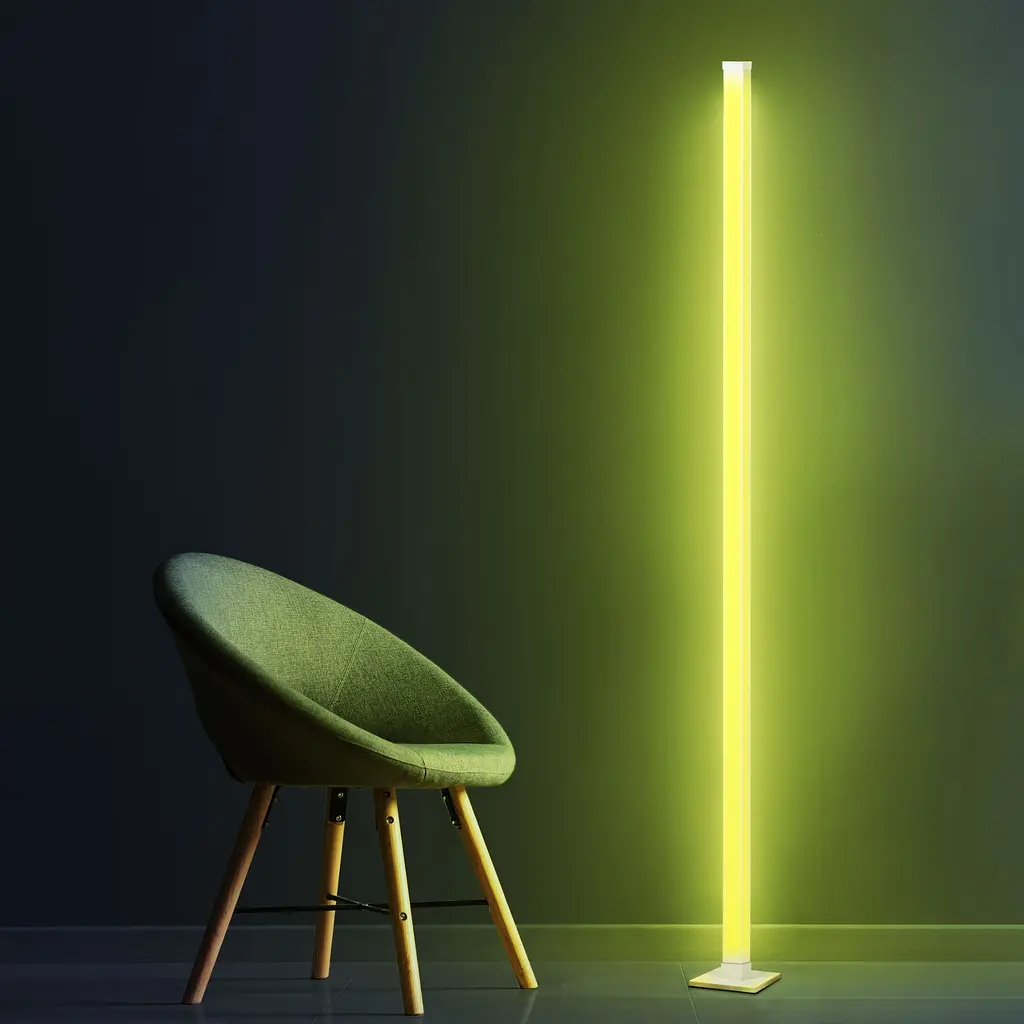 Торшер Polux Goldlux 325211 Magical Led 1x7W RGB IP20 Белый - фото 5