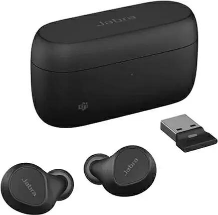 Навушники Jabra Evolve2 Buds USB-A MS Black (20797-999-999) - фото 2
